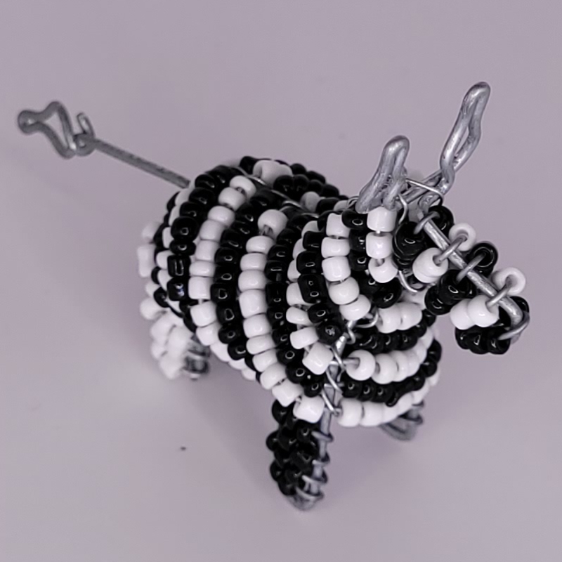 Zebra Keychain